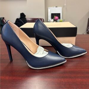 BCBGeneration Navy Blue Heels
